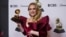 ARQUIVO: Adele durante os Grammy em Los Angeles, edição 65.