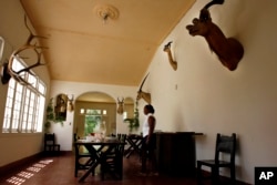 FILE - The former home of late American writer Ernest Hemingway (1899-1961), now a museum in Finca Vigia, Cuba, July 2, 2008.