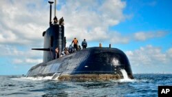 Kapal selam Argentina ARA San Juan (Foto: dok). Angkatan Laut Argentina pada 15 November lalu hilang kontak dengan ARA San Juan yang sedang dalam misi rutin dari pelabuhan Ushuaia ke Mar del Plata.