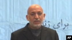 Afghan President Hamid Karzai, March 10, 2011.