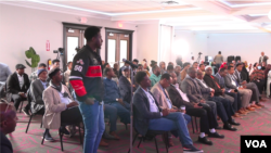 Somali Americans in Minneapolis, Minnesota participate in an October 19, 2024, Town Hall conducted by VOA Somali Service.