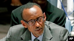 File - Rwandan President Paul Kagame speaks during a United Nations Security Council meeting at U.N. headquarters.