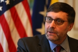 Matthew Palmer, U.S. State Department Director for South Central European Affairs speaks during an interview with Reuters in Sarajevo, Bosnia and Herzegovina Dec. 4, 2018.