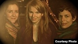 April Guthrie, Moira Smiley, Sally Dworsky (Photo courtesy Moira Smiley)