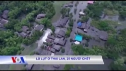 Lũ lụt ở Thái Lan, 25 người chết