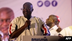 Le vice-président ghanéen Mahamudu Bawumia, candidat du parti au pouvoir, le Nouveau Parti patriotique.