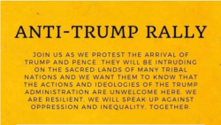 Poziv na Fejsbuku da se dođe na protest protiv Trampa