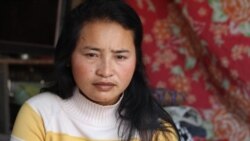 អ្នកស្រី វ៉ាន់ សៅរី អាយុ៣០ឆ្នាំ ពលរដ្ឋដែលមានជម្លោះដីធ្លីជាមួយក្រុមហ៊ុនស្ករអំពៅភ្នំពេញ ក្នុងខេត្តកំពង់ស្ពឺ។ (ស៊ុន ណារិន/VOA Khmer)