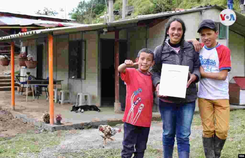 Nubia sueña con que sus hijos terminen su profesiones, más adelante, pero sobre todo que sigan siendo buenos seres humanos.