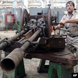 An anti-aircraft gun will be jerry-rigged atop a tank, Benghazi, June 23 , 2011