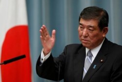 资料照：前日本防卫大臣石破茂