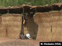 A makeshift building serves as a school after the original school was torched by Boko Haram, in Maroua, Cameroon, April 15, 2019.