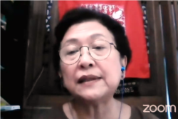 Ita Fatia Nadia, Ketua Kalyanamitra 1992-2001, dalam tangkapan layar. (Foto: VOA/Nurhadi)