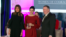 Melania Trump and Mike Popmeo with Armenian journalist Lucy Kocharyan - 2020 Women of Courage winner