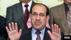 Perdana Menteri Irak Nouri al-Maliki.