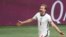 Harry Kane của tuyển Anh trong trận gặp Đức. (Hoto: AP)