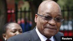 FILE - South Africa's President Jacob Zuma. Zuma, who had once been implicated in the allegations around the Strategic Arms Procurement Package, usually known simply as "the arms deal," says an independent commission found "not a single iota of evidence" that any of the officials involved the deal accepted any bribes.