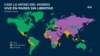 Mapa de libertad global 2024 de Freedom House.