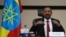 Ethiopia's Prime Minister Abiy Ahmed speaks during a question and answer session with lawmakers in Addis Ababa, Ethiopia,