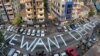 Sebuah slogan tertulis di jalan sebagai protes setelah kudeta di Yangon, Myanmar 21 Februari 2021. (Foto: Reuters)