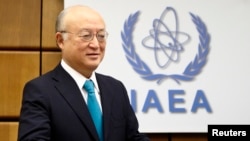 Direktur Utama Badan Energi Atom Internasional (IAEA) Yukiya Amano di markas Besar IAEA, Wina (Foto: dok).