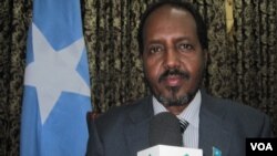 Presiden Somalia Hassan Sheikh Mohamud memuji kemenangan pasukannya atas pemberontak Al-Shabab di kota Kismayo (foto: dok). 