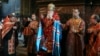 Patriarch Filaret, head of the Ukrainian Orthodox Church of the Kyiv Patriarchate, presides over a service at the Volodymysky Cathedral in Kyiv, Ukraine, Oct. 11, 2018.