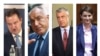 Ivica Dačić (šef diplomatije Srbije), Bojko Borisov (premijer Bugarske), Hašim Tači (predsednik Kosova), Ana Brnabić (premijerka Srbije)