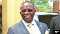 L'économiste Ibrahima Kassory Fofana à Conakry le 5 octobre 2015, nommé Premier ministre le 22 mai 2018.