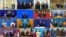 FILE - This image from a teleconference provided by the Vietnam News Agency shows the leaders and trade ministers of 15 Regional Comprehensive Economic Partnership countries in a virtual group photo in Hanoi, Vietnam, Nov. 15, 2020.