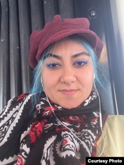 Exiled Iranian journalist Aida Ghajar. (Aida Ghajar photo)