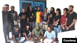 Mahasiswa Nduga di Yogyakarta juga menyampaikan tuntutan terkait proses peradilan pelaku pembunuhan dan mutilasi. (Foto: IMPNI)