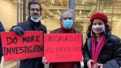 په نیویارک کې احتجاج کوونکي د کریمې بلوچ د مړینې پلټنه غواړي.