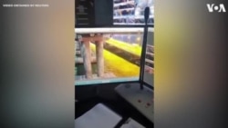 Footage Shows Moment of Explosion on Crimea Bridge 