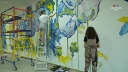 Չնայած պատերազմին՝ ուկրաինացի որմնանկարիչը ԱՄՆ-ից վերադարձել է Իրպին