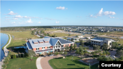 A view of Babcock Ranch&#39;s town center which includes a general store, fitness center, doctors’ offices, and day care center. (Courtesy Babcock Ranch)