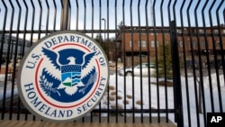 FILE - The Homeland Security Department headquarters is seen in northwest Washington, Feb. 25, 2015.