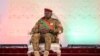 FILE - Lieutenant-Colonel Paul-Henri Sandaogo Damiba, president of Burkina Faso, is seen March 2, 2022, in Ouagadougou.