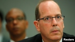 U.S. Assistant Secretary for International Security Christopher Ford attends the second Preparatory session of the 2020 Non Proliferation Treaty (NPT) Review Conference at the United Nations in Geneva, Switzerland, April 23, 2018. 