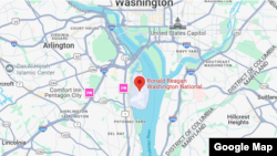 แผนที่สนามบินโรนัลด์ เรแกน เนชันแนล (Google Maps)