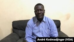 Brice Mbaimong Guedmabaye, candidat de l’alliance républicaine pour le changement démocratique au Tchad, le 5 mars 2021.
