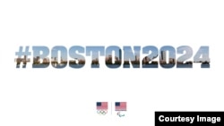 U.S. Olympic Committee's graphic announcing Boston's candidacy for the 2024 Olympics.