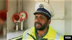 Kabul traffic cop Abdul Saboor Khan