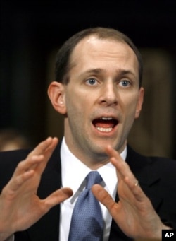 Dr. Austan Goolsbee on Capitol Hill in Washington (File Photo)