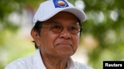 Kem Sokha, leader of the now-dissolved Cambodia National Rescue Party (CNRP) was released on bail, Sept. 10, 2018, but will remain under house arrest.