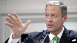 Gubernur Maryland, Martin O'Malley mengatakan sistem ekonomi yang diusulkan Mitt Romney akan menjadi bencana bagi kelas menengah Amerika (foto: dok). 
