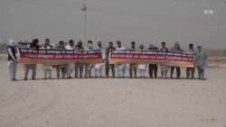 اعتراض کارمندان محلی نیروهای آلمانی در مزارشریف