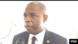 Haitian Senate Leader Carl Murat Cantave on Sept 23, 2019 in Port au Prince, Haiti.