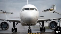 Airbus A320 à l'aéroport de Roissy-Charles-De-Gaulle. 