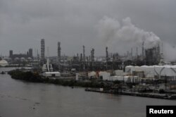 FILE - The Valero Houston Refinery in Houston, Aug. 27, 2017.